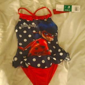 Miraculous Ladybug swimsuit (NEW w/ tags)